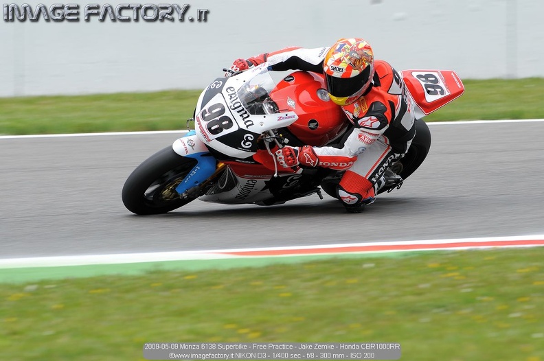 2009-05-09 Monza 6138 Superbike - Free Practice - Jake Zemke - Honda CBR1000RR.jpg